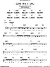 Cover icon of Somethin' Stupid sheet music for piano solo (chords, lyrics, melody) by Frank Sinatra and C. Carson Parks, intermediate piano (chords, lyrics, melody)