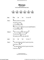 Cover icon of Woman sheet music for guitar (chords) by Wolfmother, Andrew Stockdale, Chris Ross and Myles Heskett, intermediate skill level