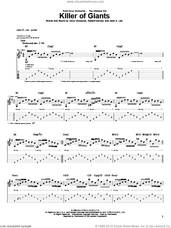 Cover icon of Killer Of Giants sheet music for guitar (tablature) by Ozzy Osbourne, Bob Daisley, J. Sinclair, Jake E. Lee and Randy Castillo, intermediate skill level