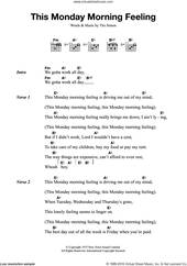Cover icon of This Monday Morning Feeling sheet music for guitar (chords) by Tito Simon, intermediate skill level