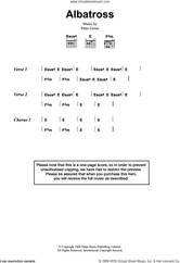 Cover icon of Albatross sheet music for guitar (chords) by Fleetwood Mac and Peter Green, intermediate skill level