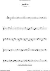 Cover icon of Last Post sheet music for trumpet solo, intermediate skill level