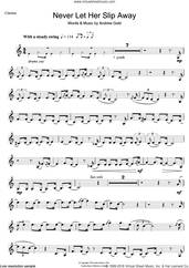 Cover icon of Never Let Her Slip Away sheet music for clarinet solo by Andrew Gold, intermediate skill level