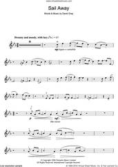 Cover icon of Sail Away sheet music for violin solo by David Gray, intermediate skill level