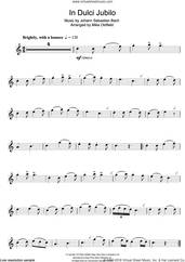 Cover icon of In Dulci Jubilo sheet music for flute solo by Mike Oldfield and Johann Sebastian Bach, intermediate skill level