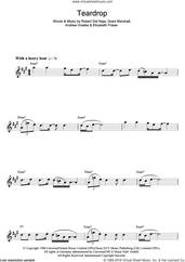 Cover icon of Teardrop sheet music for flute solo by Massive Attack, Andrew Vowles, Elizabeth Fraser, Grant Marshall and Robert Del Naja, intermediate skill level