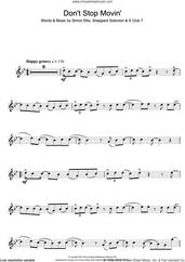 Cover icon of Don't Stop Movin' sheet music for flute solo by S Club 7, Sheppard Solomon and Simon Ellis, intermediate skill level