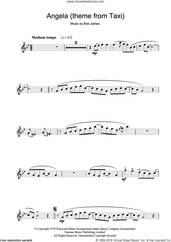 Cover icon of Angela (theme from Taxi) sheet music for clarinet solo by Bob James, intermediate skill level