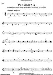 Cover icon of Put It Behind You sheet music for violin solo by Tim Rice-Oxley, James Sanger, Richard Hughes and Tom Chaplin, intermediate skill level