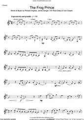 Cover icon of The Frog Prince sheet music for clarinet solo by Tim Rice-Oxley, James Sanger, Richard Hughes and Tom Chaplin, intermediate skill level