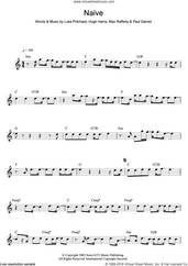 Cover icon of Naive sheet music for flute solo by The Kooks, Hugh Harris, Luke Pritchard, Max Rafferty and Paul Garred, intermediate skill level
