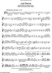 Cover icon of Just Dance sheet music for clarinet solo by Lady Gaga, Aliaune Thiam and Nadir Khayat, intermediate skill level