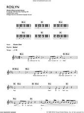 Cover icon of Roslyn sheet music for piano solo (chords, lyrics, melody) by Bon Iver, St. Vincent and Justin Vernon, intermediate piano (chords, lyrics, melody)