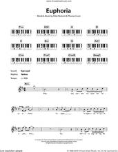 Cover icon of Euphoria sheet music for piano solo (chords, lyrics, melody) by Loreen, Peter Bostrom and Thomas G:son, intermediate piano (chords, lyrics, melody)