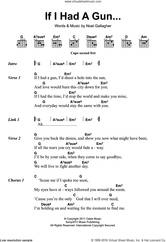 Cover icon of If I Had A Gun... sheet music for guitar (chords) by Noel Gallagher's High Flying Birds and Noel Gallagher, intermediate skill level