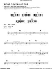 Cover icon of Right Place Right Time sheet music for piano solo (chords, lyrics, melody) by Olly Murs, Claude Kelly, Oliver Murs and Steve Robson, intermediate piano (chords, lyrics, melody)