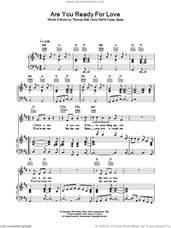 Cover icon of Are You Ready For Love sheet music for voice, piano or guitar by Elton John, Casey James, Leroy Bell and Thomas Bell, intermediate skill level