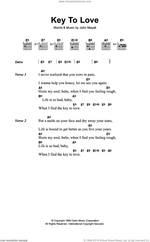 Cover icon of Key To Love sheet music for guitar (chords) by Eric Clapton and John Mayall, intermediate skill level