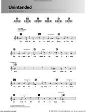 Cover icon of Unintended sheet music for piano solo (chords, lyrics, melody) by Muse and Matthew Bellamy, intermediate piano (chords, lyrics, melody)