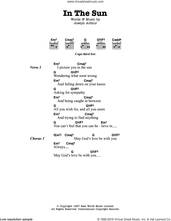 Cover icon of In The Sun sheet music for guitar (chords) by Joseph Arthur, intermediate skill level