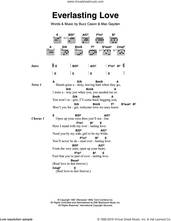 Cover icon of Everlasting Love sheet music for guitar (chords) by The Love Affair, Buzz Cason and Mac Gayden, intermediate skill level