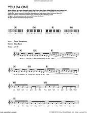 Cover icon of You Da One sheet music for piano solo (chords, lyrics, melody) by Rihanna, Ester Dean, Henry Russell Walter, John Graham Hill, Lukasz Gottwald and Robyn Fenty, intermediate piano (chords, lyrics, melody)