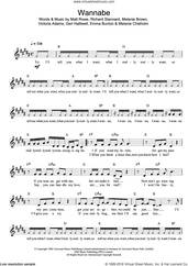 Cover icon of Wannabe sheet music for voice and other instruments (fake book) by Spice Girls, intermediate skill level