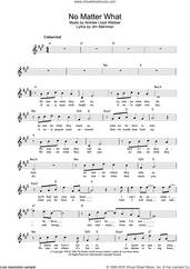 Cover icon of No Matter What (from Whistle Down The Wind) sheet music for voice and other instruments (fake book) by Andrew Lloyd Webber, Boyzone and Jim Steinman, intermediate skill level
