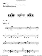 Cover icon of Wires sheet music for piano solo (chords, lyrics, melody) by Athlete, Carey Willetts, Joel Pott, Steve Roberts and Tim Wanstall, intermediate piano (chords, lyrics, melody)