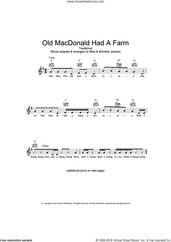 Cover icon of Old MacDonald Had A Farm (Australian version) sheet music for voice and other instruments (fake book), intermediate skill level