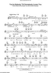 Cover icon of You're Nobody Till Somebody Loves You sheet music for voice and other instruments (fake book) by Jamie Cullum and Russ Morgan, intermediate skill level