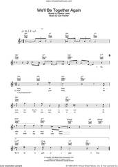 Cover icon of We'll Be Together Again sheet music for voice and other instruments (fake book) by Rod Stewart, Carl Fischer and Frankie Laine, intermediate skill level