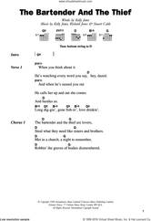 Cover icon of The Bartender And The Thief sheet music for guitar (chords) by Stereophonics, Kelly Jones, Richard Jones and Stuart Cable, intermediate skill level