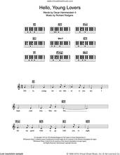 Cover icon of Hello, Young Lovers sheet music for piano solo (chords, lyrics, melody) by Bobby Darin, Oscar II Hammerstein and Richard Rodgers, intermediate piano (chords, lyrics, melody)