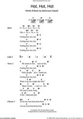 Cover icon of Hot Hot Hot sheet music for guitar (chords) by Arrow and Alphonsus Cassell, intermediate skill level