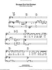 Cover icon of Bruised But Not Broken sheet music for voice, piano or guitar by Joss Stone and Diane Warren, intermediate skill level