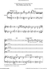 Cover icon of The Holly And The Ivy sheet music for choir by Kenneth Hesketh and Miscellaneous, intermediate skill level