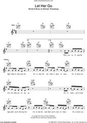 Cover icon of Let Her Go sheet music for voice and other instruments (fake book) by Passenger and Michael Rosenberg, intermediate skill level