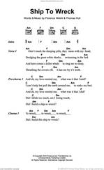 Cover icon of Ship To Wreck sheet music for guitar (chords) by Florence And The Machine, Florence Welch and Tom Hull, intermediate skill level