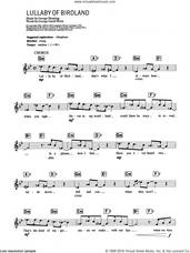 Cover icon of Lullaby Of Birdland sheet music for piano solo (chords, lyrics, melody) by Ella Fitzgerald, George David Weiss and George Shearing, intermediate piano (chords, lyrics, melody)