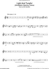 Cover icon of Light And Tuneful (Wimbledon Opening Theme) sheet music for flute solo by Keith Mansfield, intermediate skill level