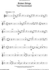 Cover icon of Broken Strings sheet music for violin solo by James Morrison, Fraser T. Smith and Nina Woodford, intermediate skill level