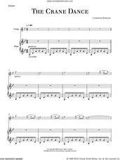 Cover icon of The Crane Dance sheet music for violin solo by Ludovico Einaudi, classical score, intermediate skill level