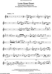 Cover icon of Love Goes Down sheet music for violin solo by Plan B, Ben Drew, Eric Appapoulay, Richard Cassell and Tom Goss, intermediate skill level