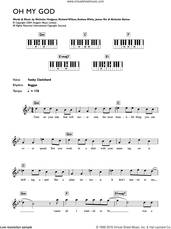 Cover icon of Oh My God sheet music for piano solo (chords, lyrics, melody) by Lily Allen, Andrew White, James Rix, Nicholas Baines, Nicholas Hodgson and Richard Wilson, intermediate piano (chords, lyrics, melody)
