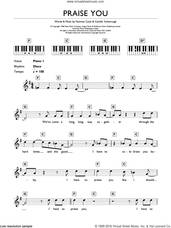 Cover icon of Praise You sheet music for piano solo (chords, lyrics, melody) by Fatboy Slim, Camille Yarborough and Norman Cook, intermediate piano (chords, lyrics, melody)