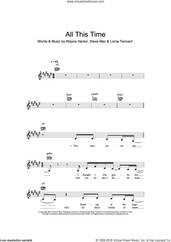 Cover icon of All This Time sheet music for voice and other instruments (fake book) by Michelle McManus, Lorne Tennant, Steve Mac and Wayne Hector, intermediate skill level
