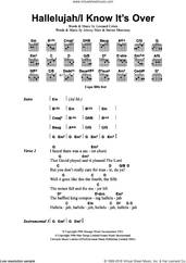 Cover icon of Hallelujah/I Know It's Over sheet music for guitar (chords) by Jeff Buckley, Johnny Marr, Leonard Cohen and Steven Morrissey, intermediate skill level