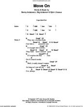 Cover icon of Move On sheet music for guitar (chords) by ABBA, Benny Andersson, Bjorn Ulvaeus and Stig Anderson, intermediate skill level