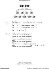 Cover icon of Bip Bop/Hey Diddle sheet music for guitar (chords) by Wings, Paul McCartney and Linda McCartney, intermediate skill level